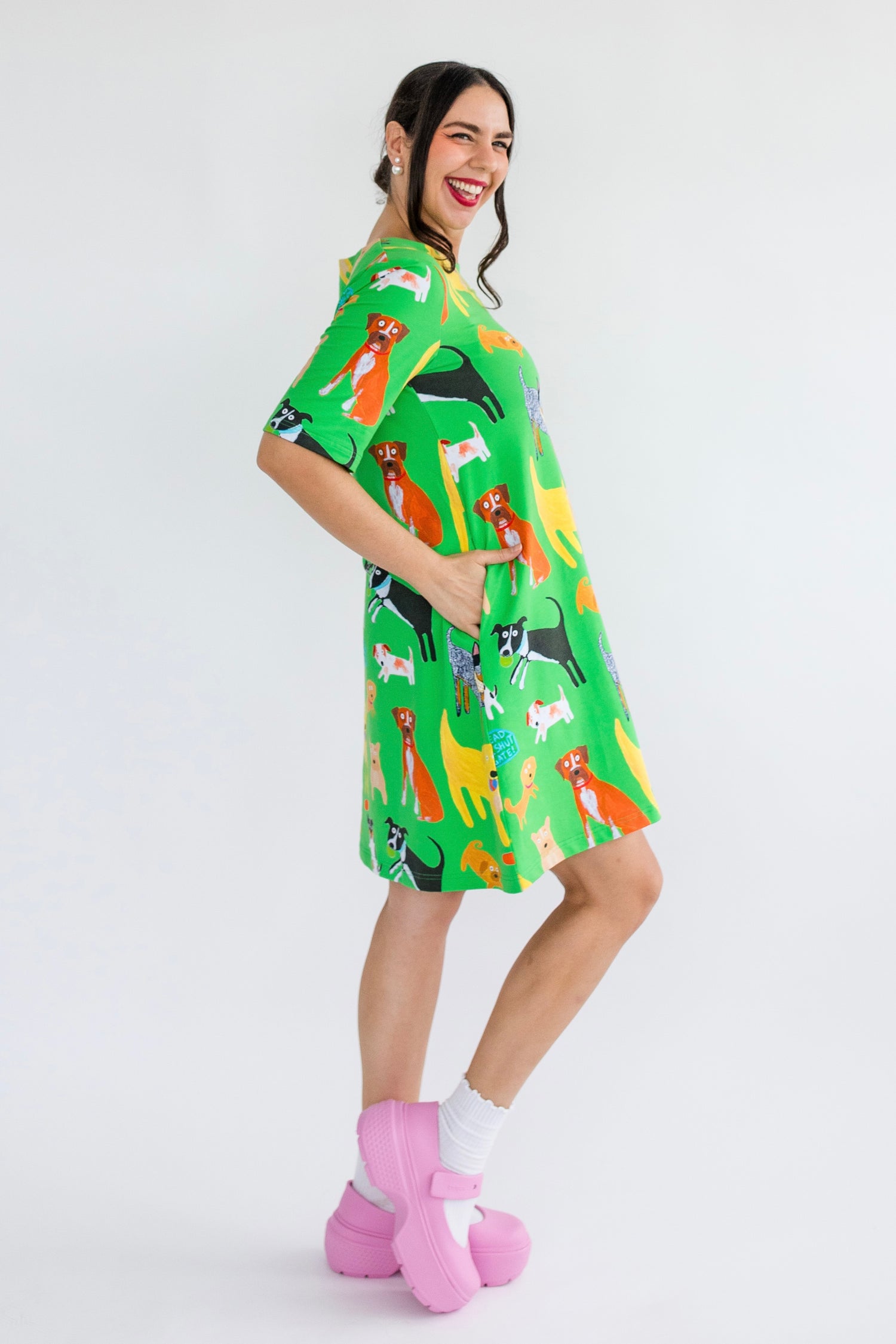 Pups Playground a-line dress