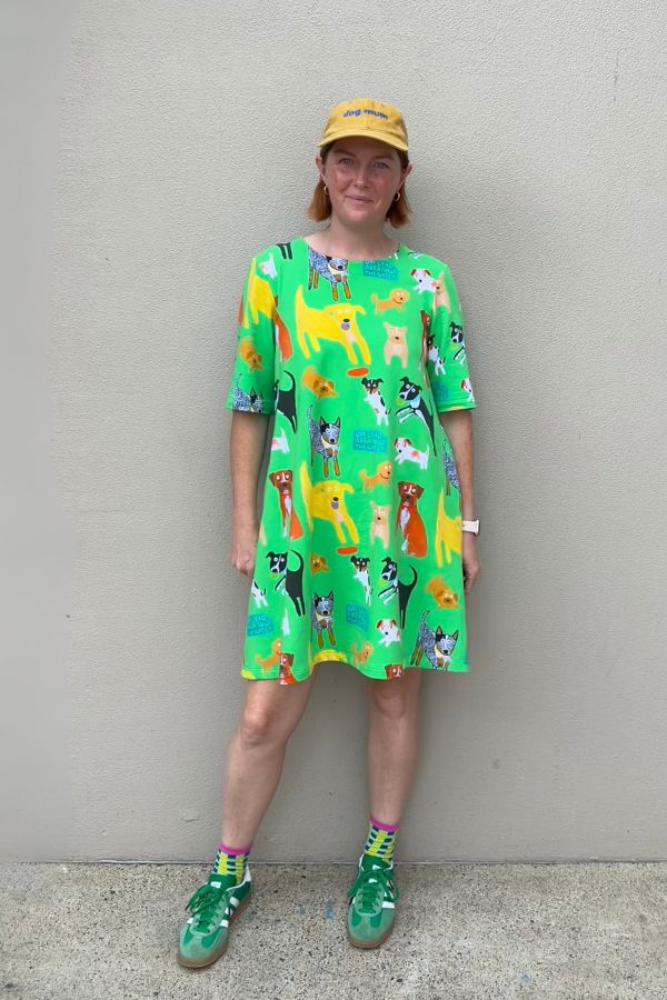 Pups Playground a-line dress