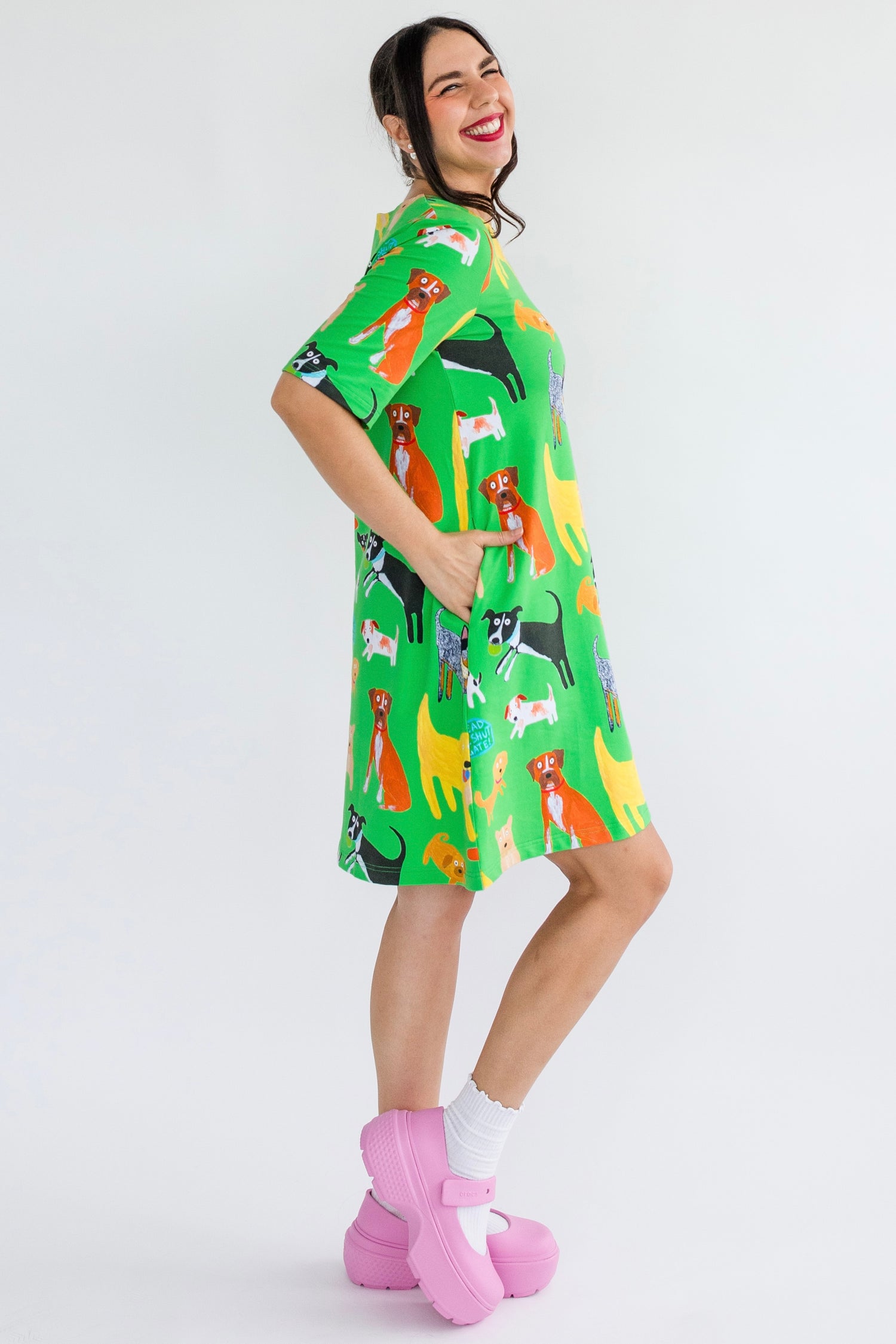 Pups Playground a-line dress