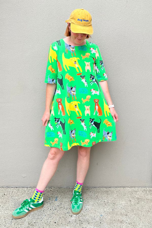 Pups Playground a-line dress