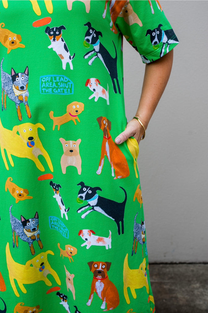 Pups Playground t-shirt dress