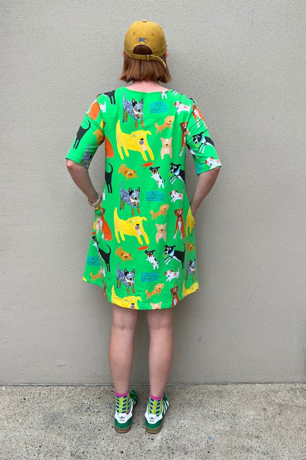 Pups Playground a-line dress