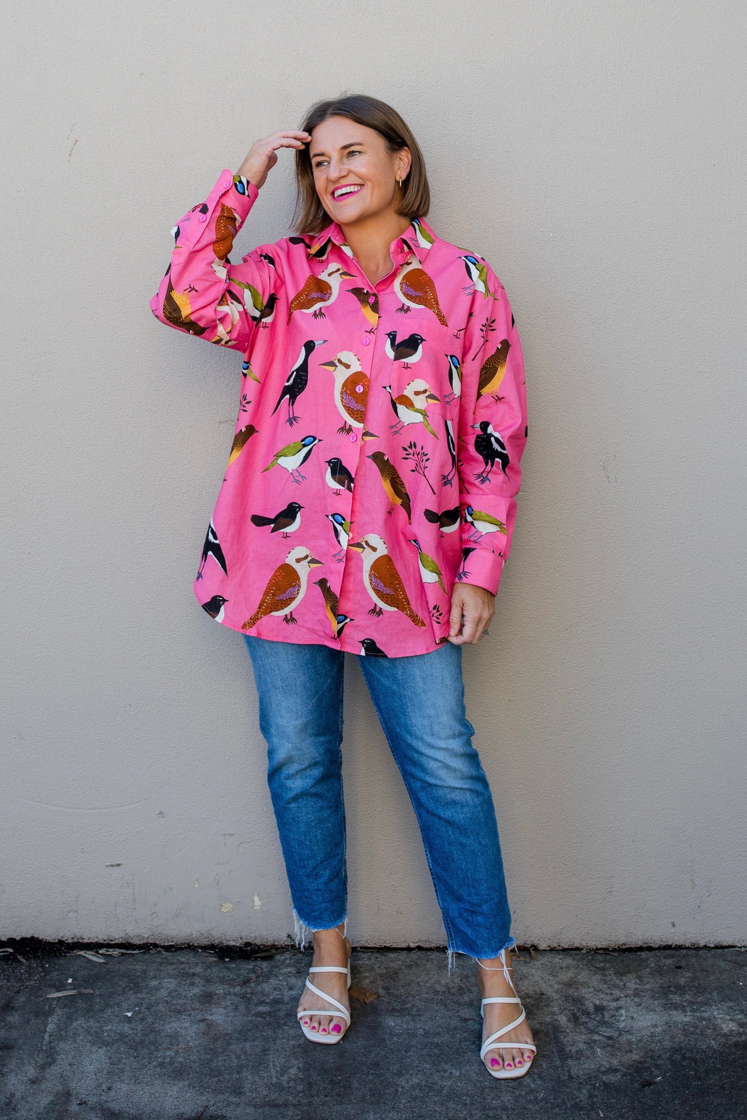 Ruffle Your Feathers (pink) L/S shirt