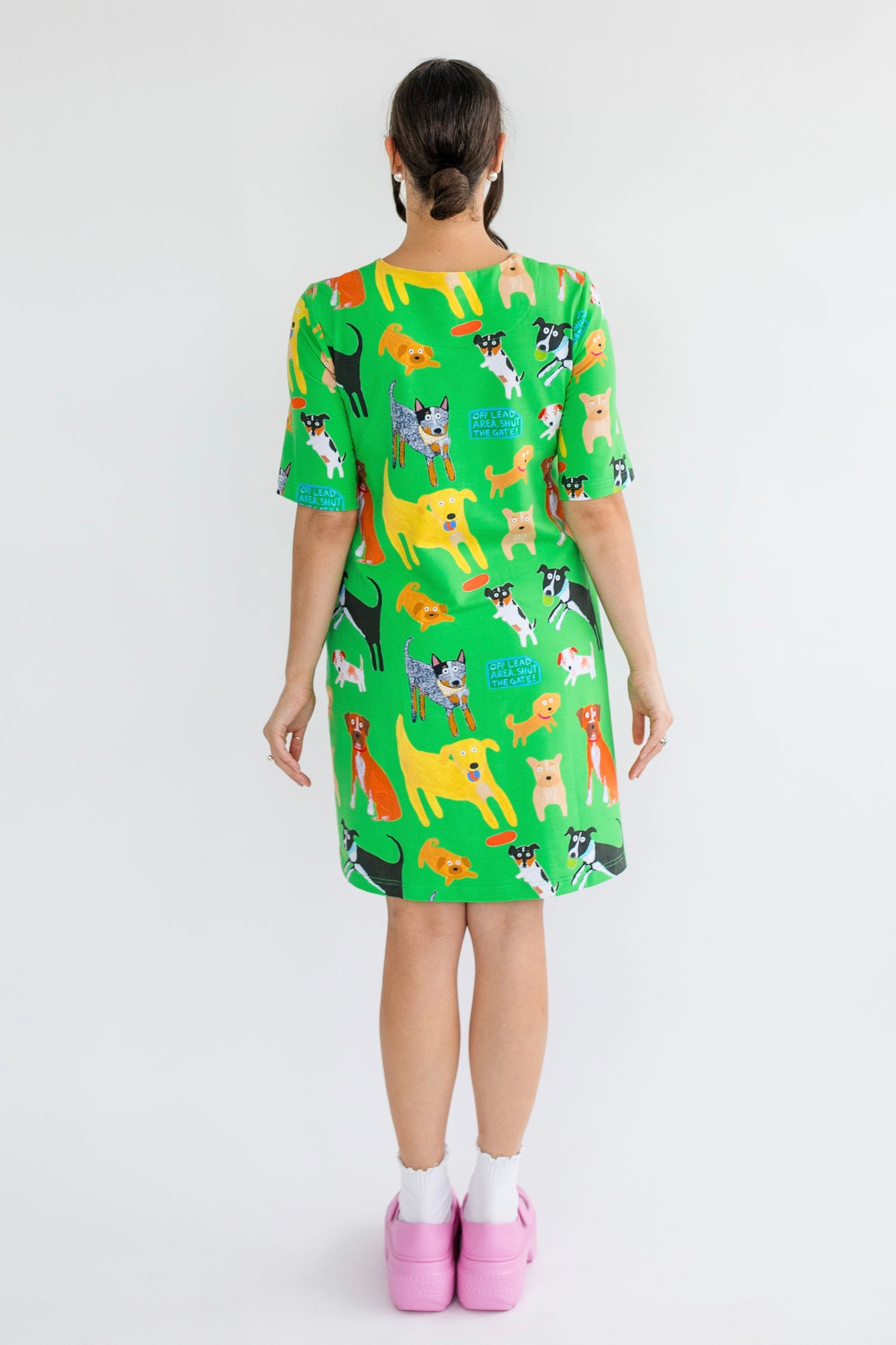 Pups Playground a-line dress