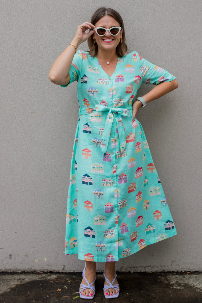 PRE-ORDER Home Ivy dress (Mint Green)