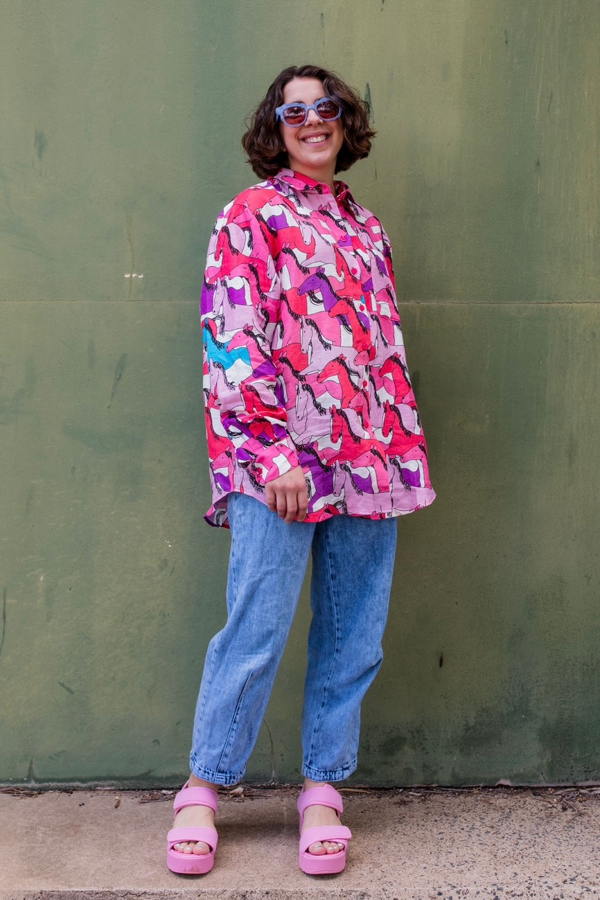 Daryl Braithwaite oversized L/S shirt