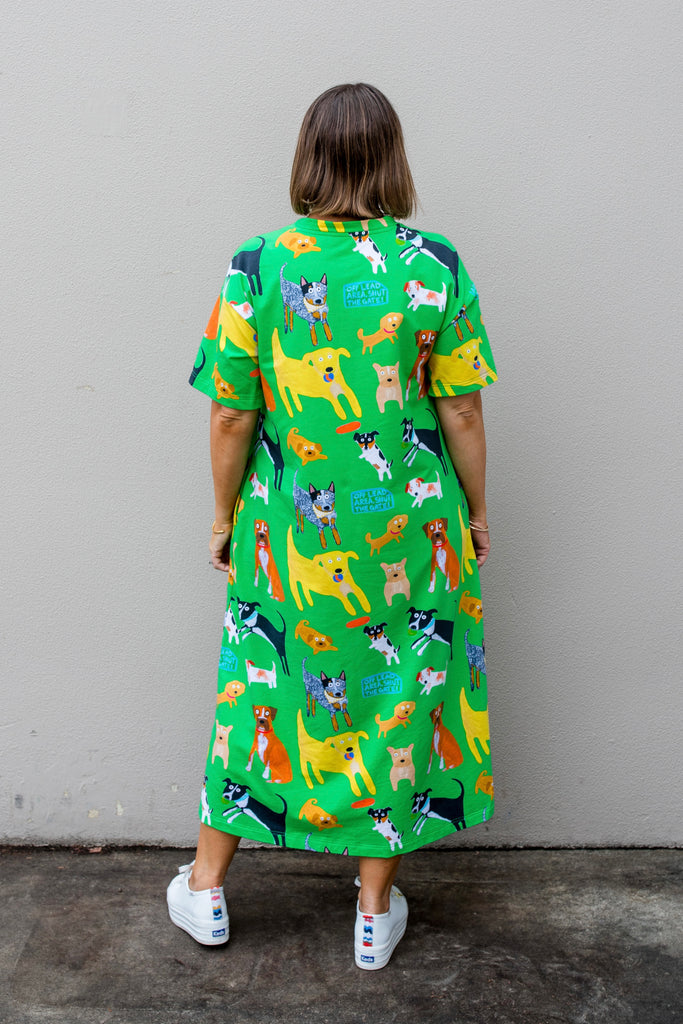 Pups Playground t-shirt dress