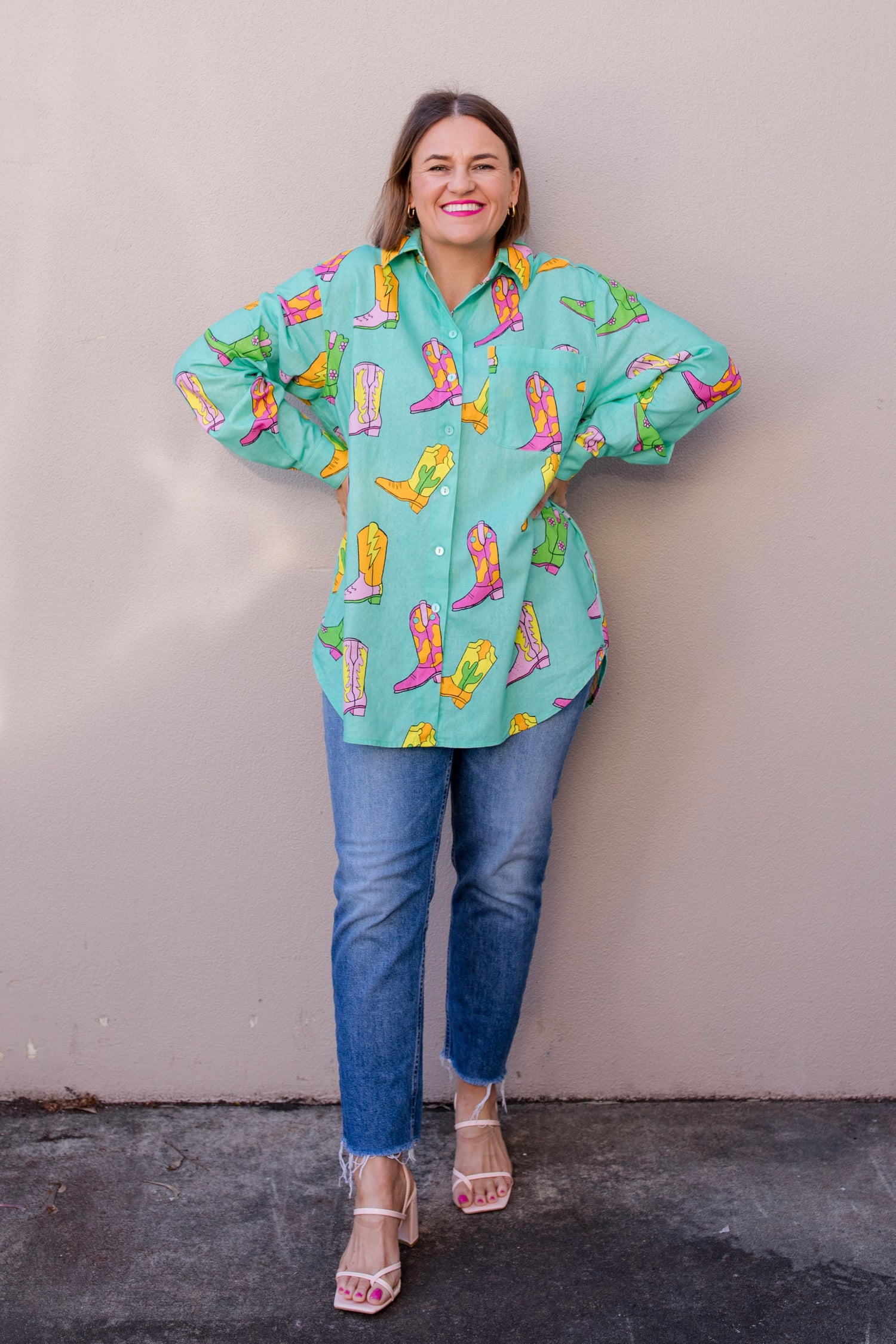 Honky Tonk Oversized L/S Shirt