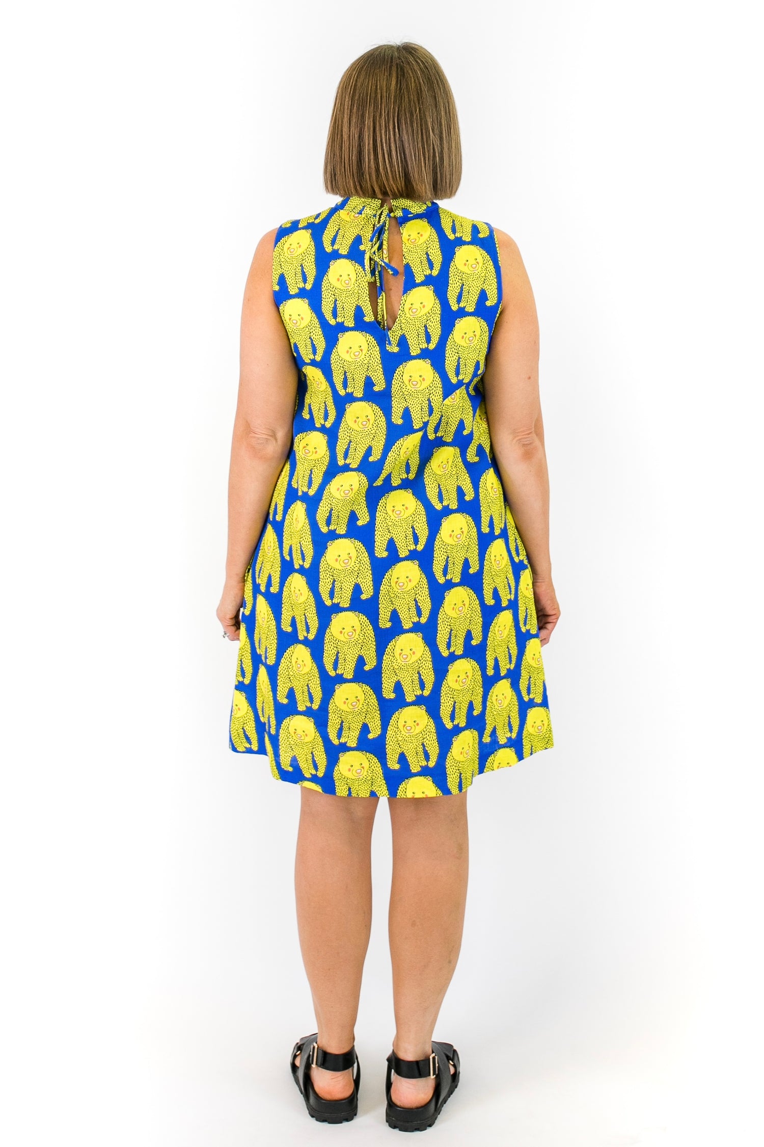 Happy Bears High Neck Shift Dress